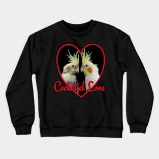 Cockatiel Love Heart Parrot Crewneck Sweatshirt